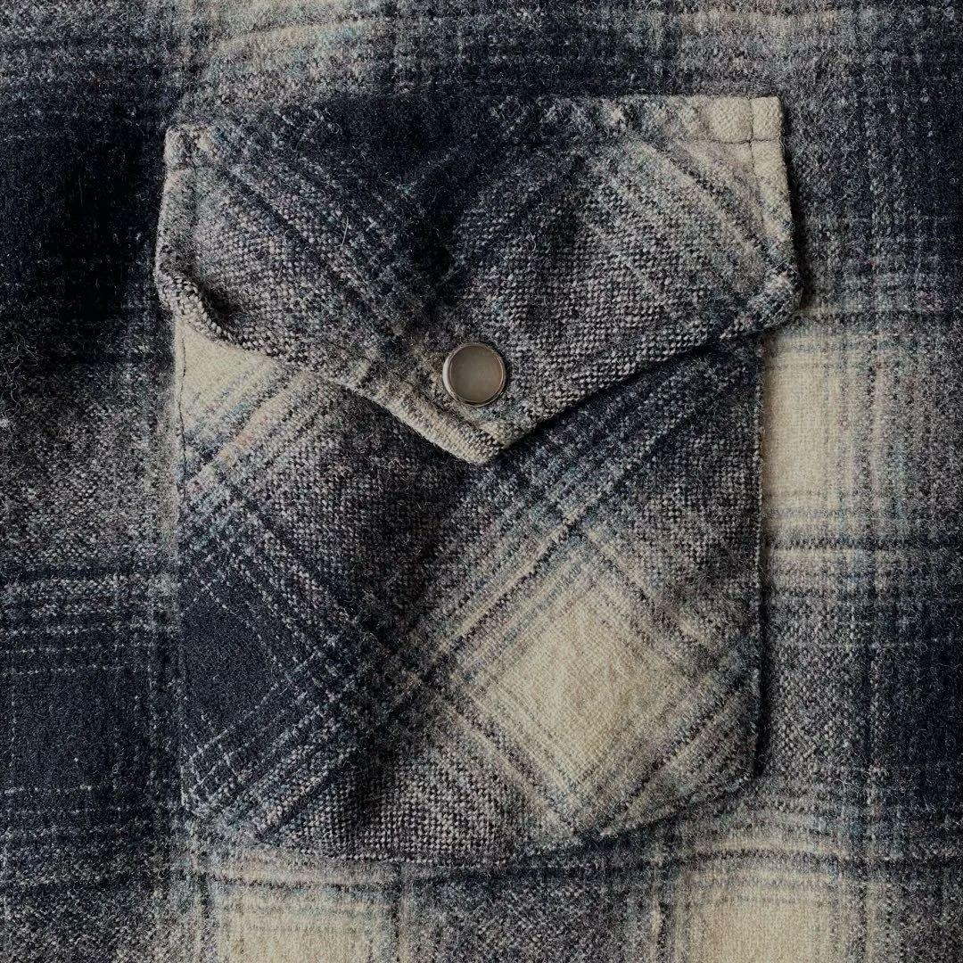 アポロクリード 　PENDLETON 90s シャドウチェック白　黒　XL