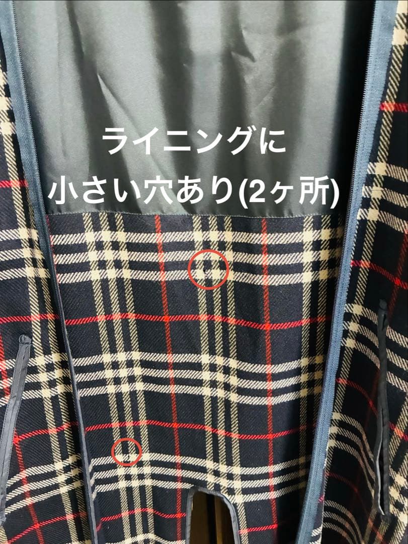 Burberrys メンズ　トレンチコート　ネイビー　ヴィンテージ　ライニング有