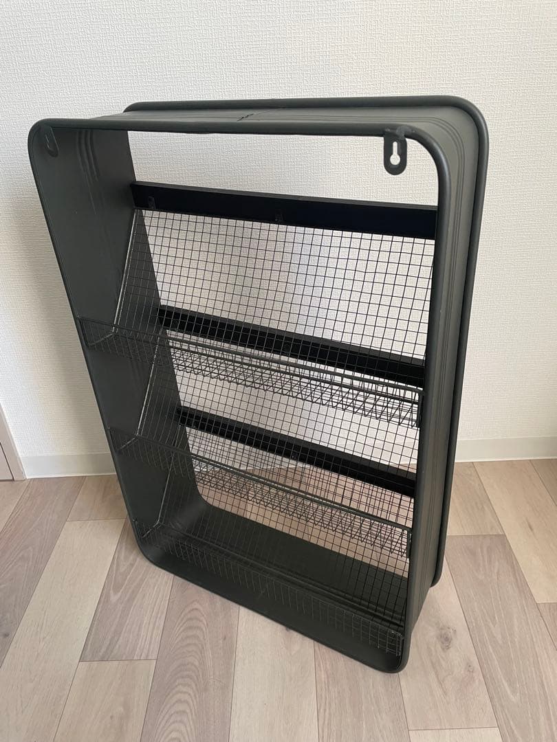 【アメリカンガレージ調】スチールマガジンラック