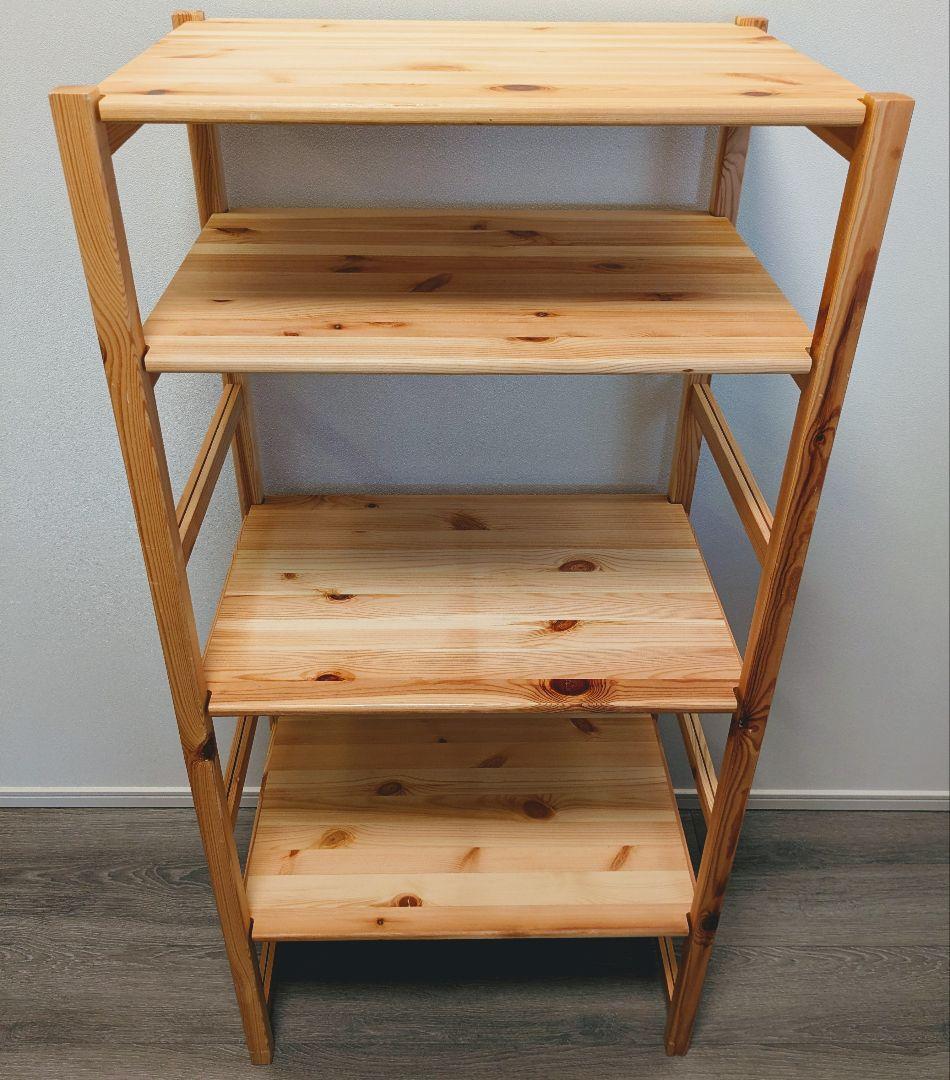 MUJI 無印良品 パイン材ユニットシェルフ 幅58cm 高さ120cm ②