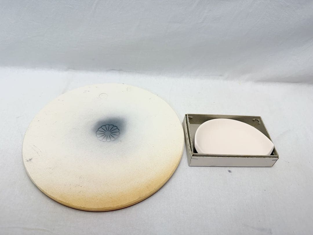 ほぼ未使用 茶道具 月松斎 黒真塗 面取風炉 土風炉 五徳 前瓦 敷板 底瓦共箱