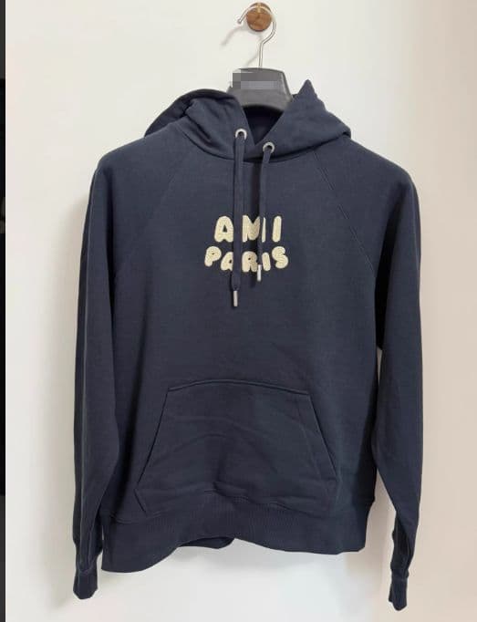 ✨ AMI PARIS ネイビーパーカー L