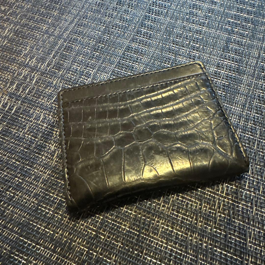 Three2Four クロコダイル／ポロサス　本物　小銭入れ