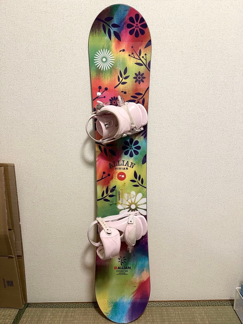 ALLIAN VIVIAN 142 レディース スノーボード＋ビンディングセット