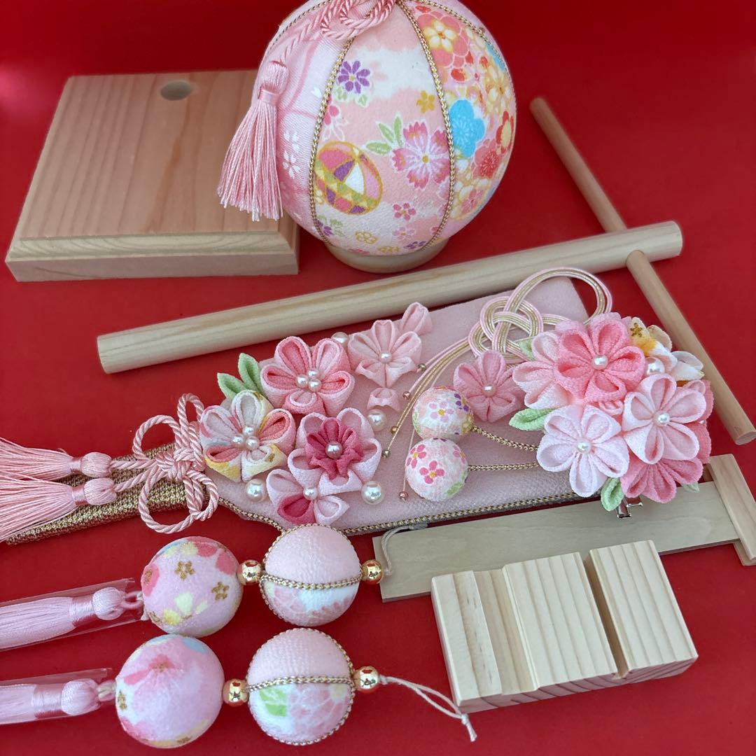専用　オーダー　木目込み　手鞠　鞠　和玉名前入り　刺繍　命名　お雛様　七五三