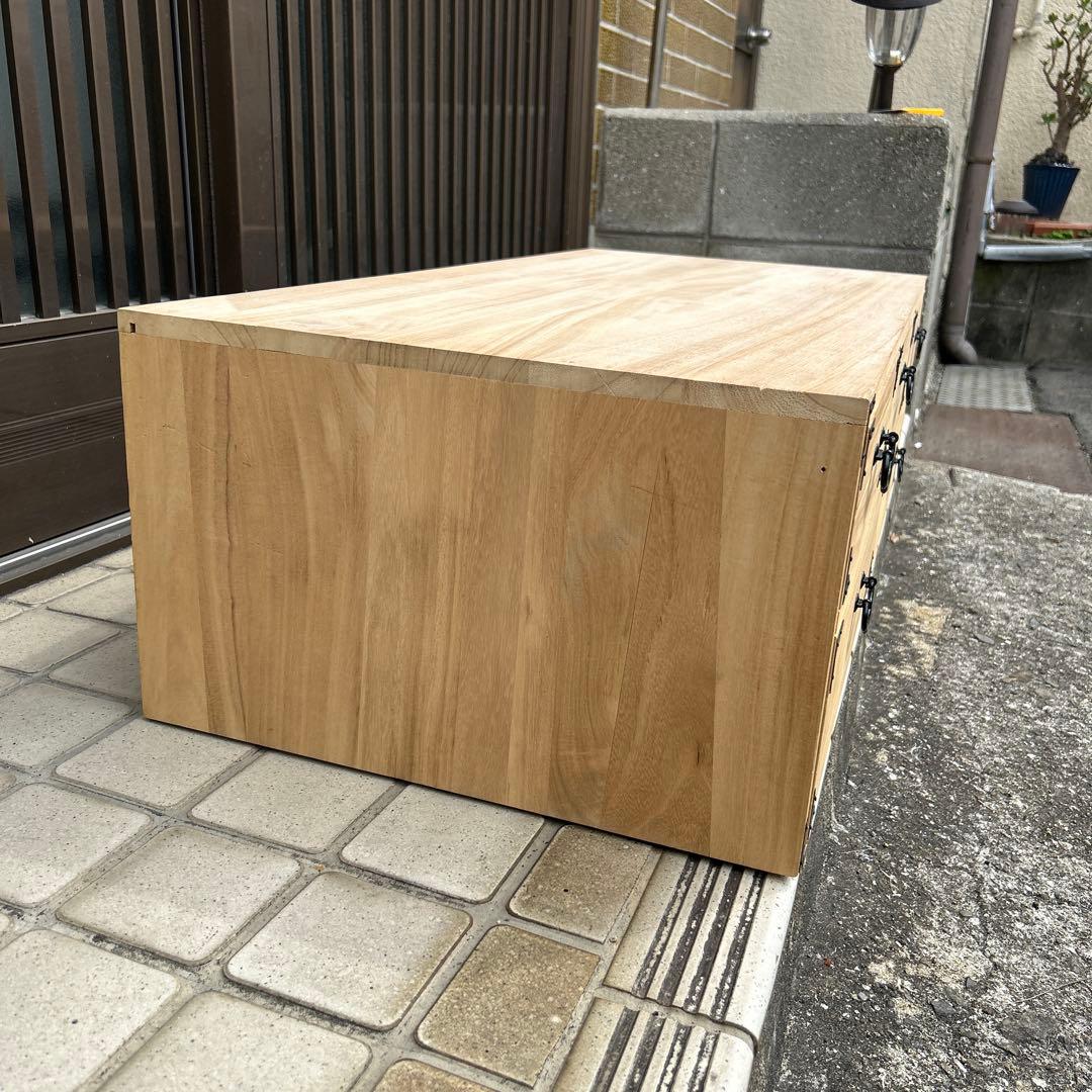 【レトロ】桐箪笥　天然木　③