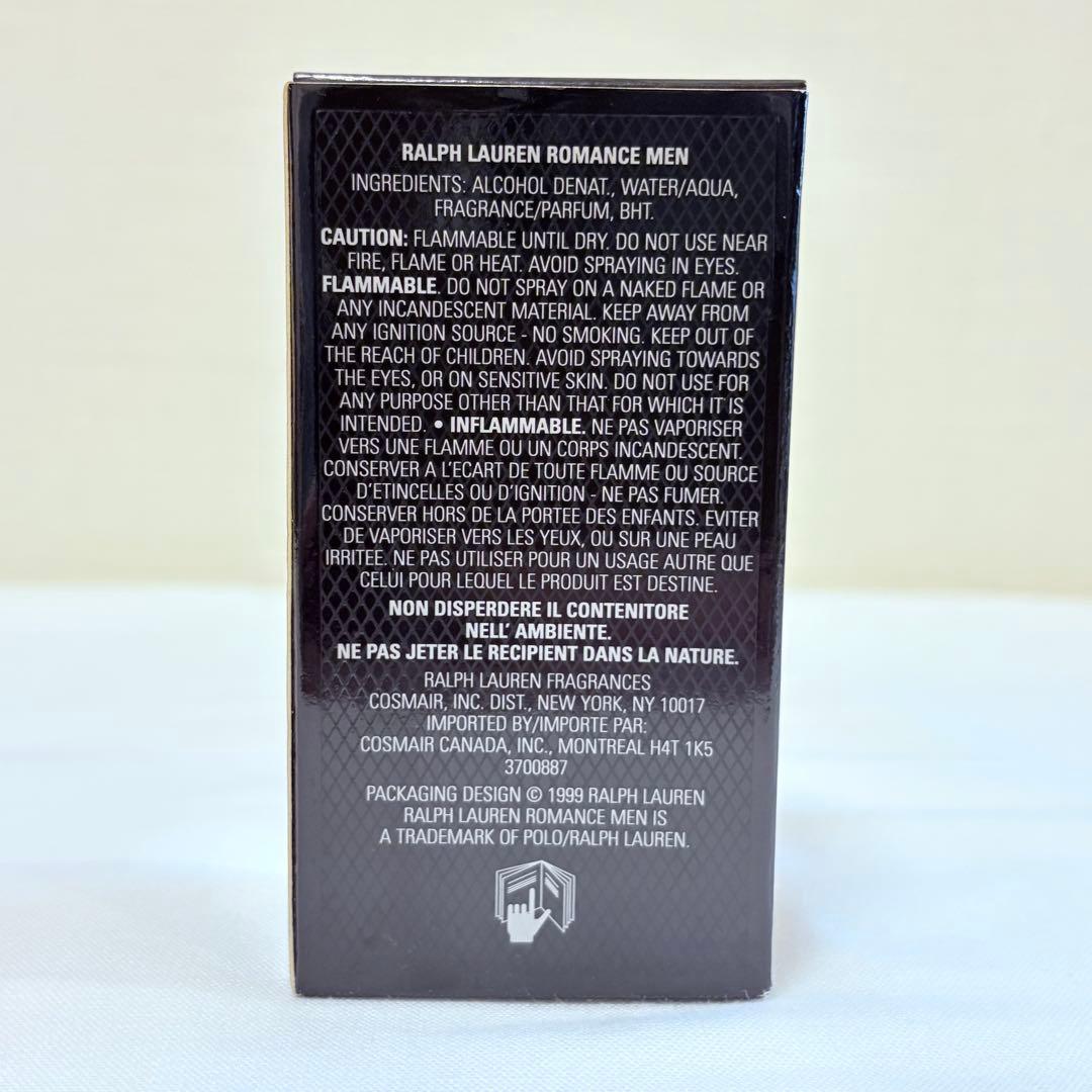 新品　ラルフローレン　ロマンス　メン　オードトワレ　香水　50ml