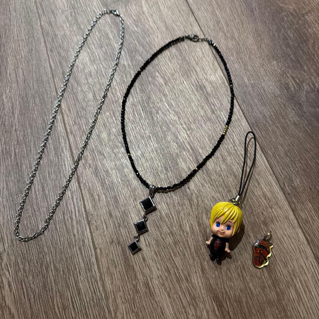 3連 ネックレス Acid Black Cherry yasu 着用 おまけ付き