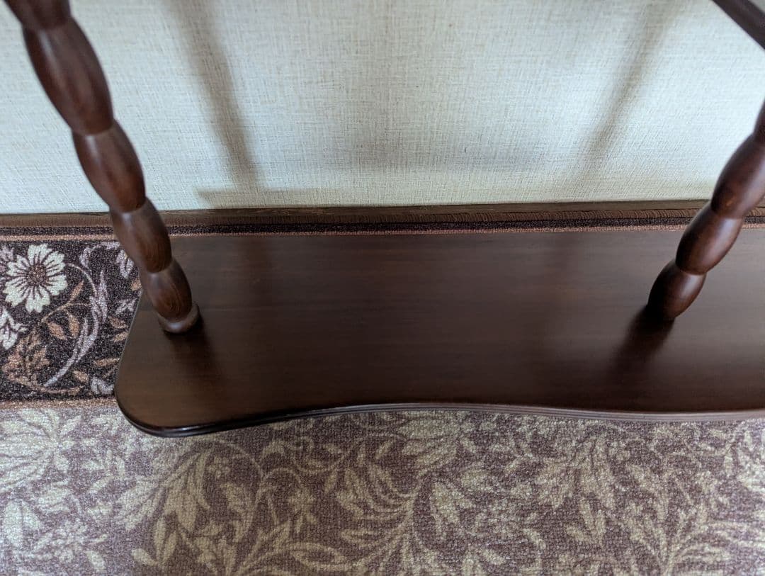 ナジコ 壁掛けシェルフ ミッドセンチュリー木製　壁掛け 古家具 飾り棚