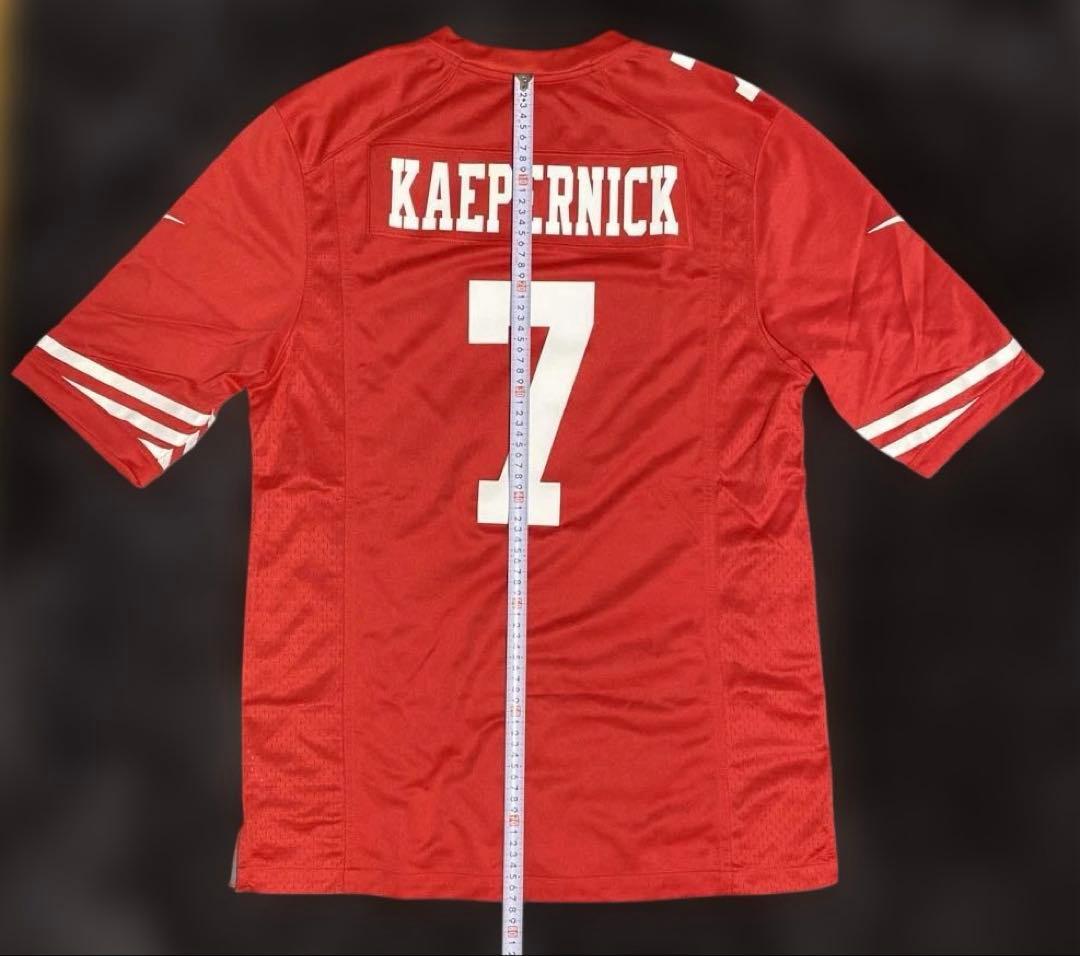 訳有ほぼ未使用 説明必読 NFL 49ERSキャパニック ジャージ ミニヘル付