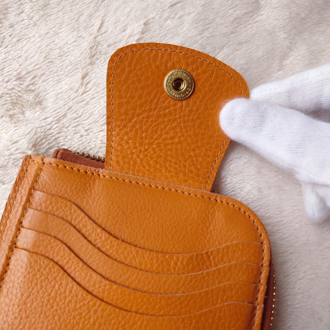 1335 新品未使用 イルビゾンテ IL BISONTE 二つ折り財布 ブラウン