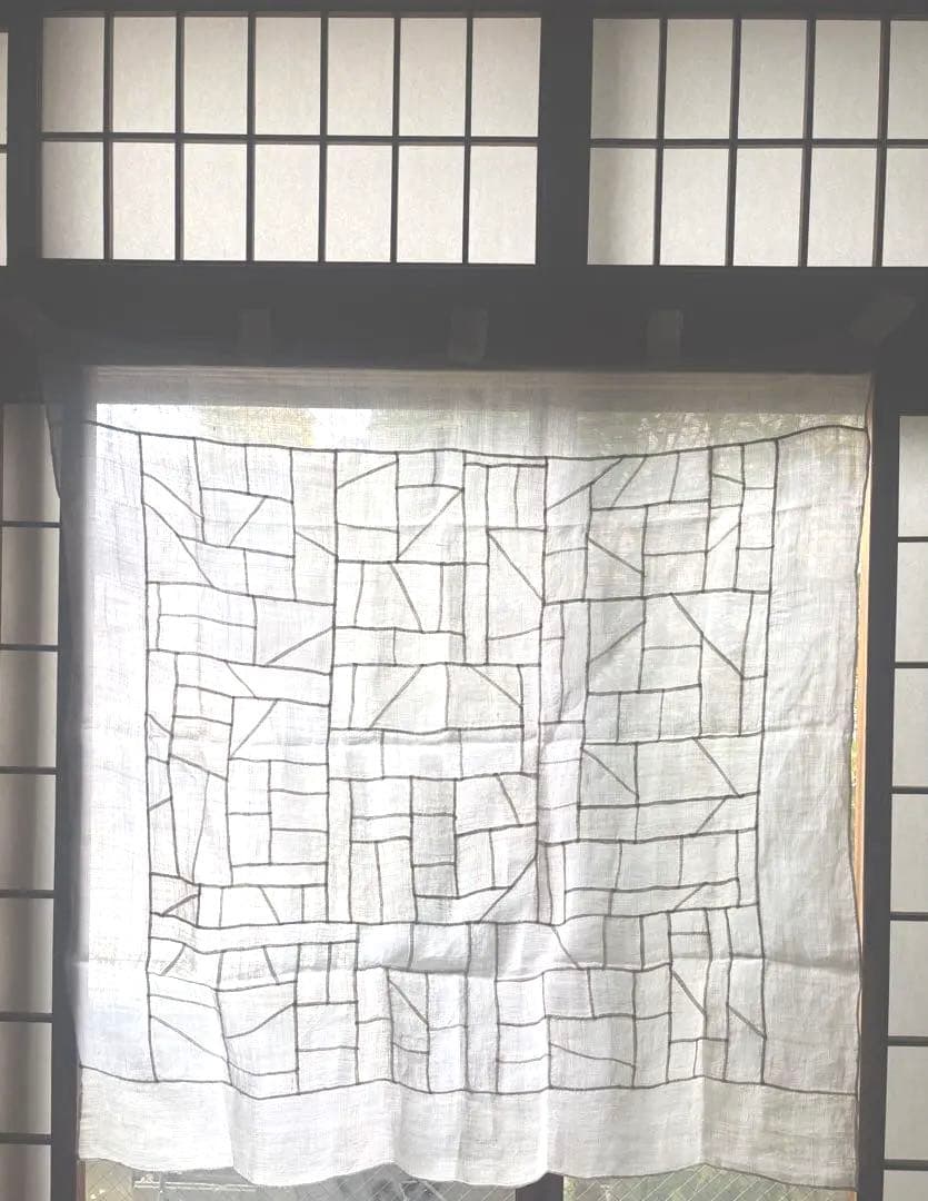 韓国 骨董 大判 100cm／100cm ポジャギ 麻 チョガッポ 古道具