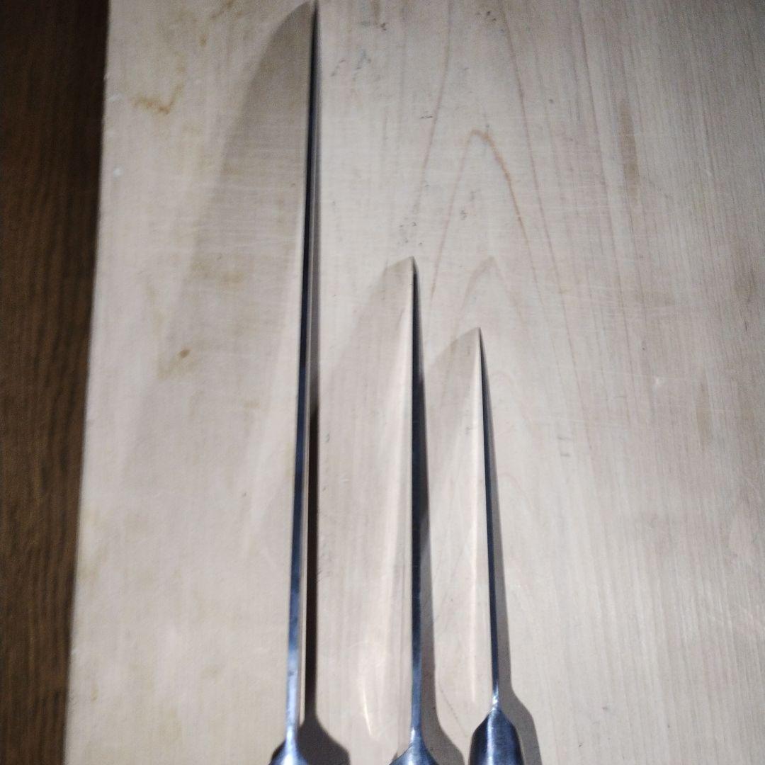 竹内刃物　竹晃　牛刀　骨スキ　ペティセット