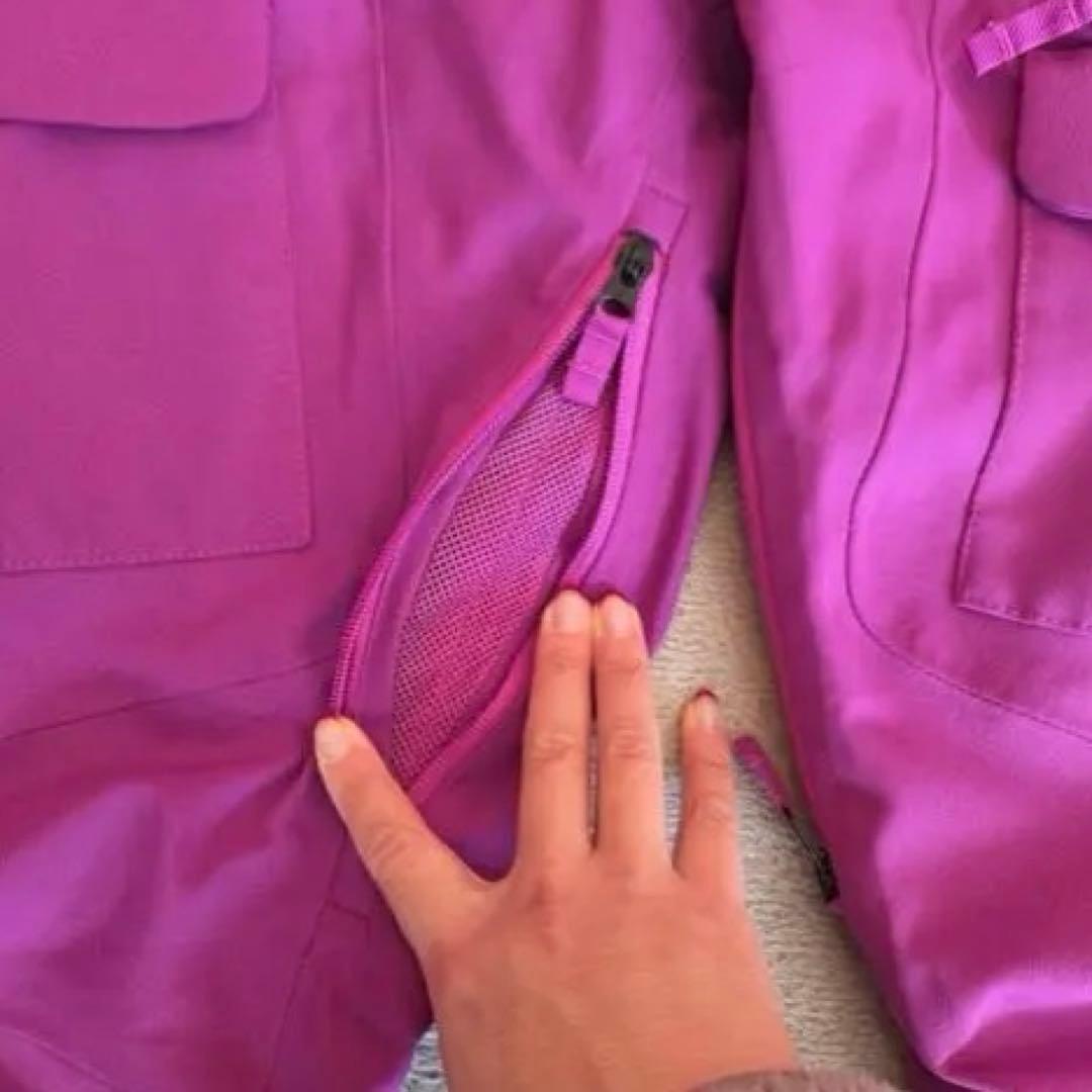 Burtonスノボウェア 上下セット Mサイズ DRYRIDE レオパード 紫