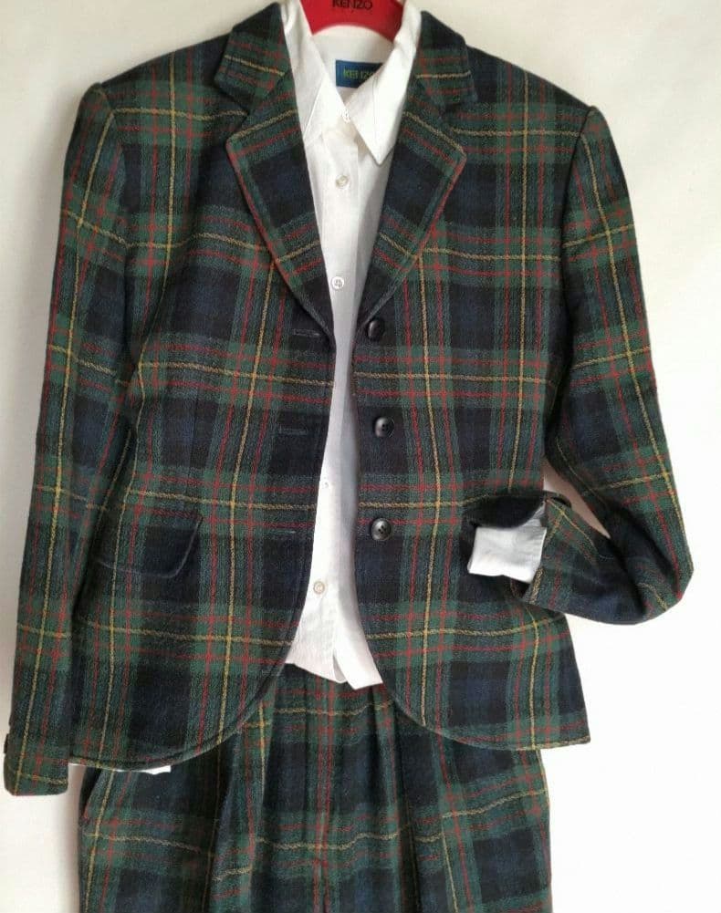 M*U様 KENZOチェックパンツスーツ