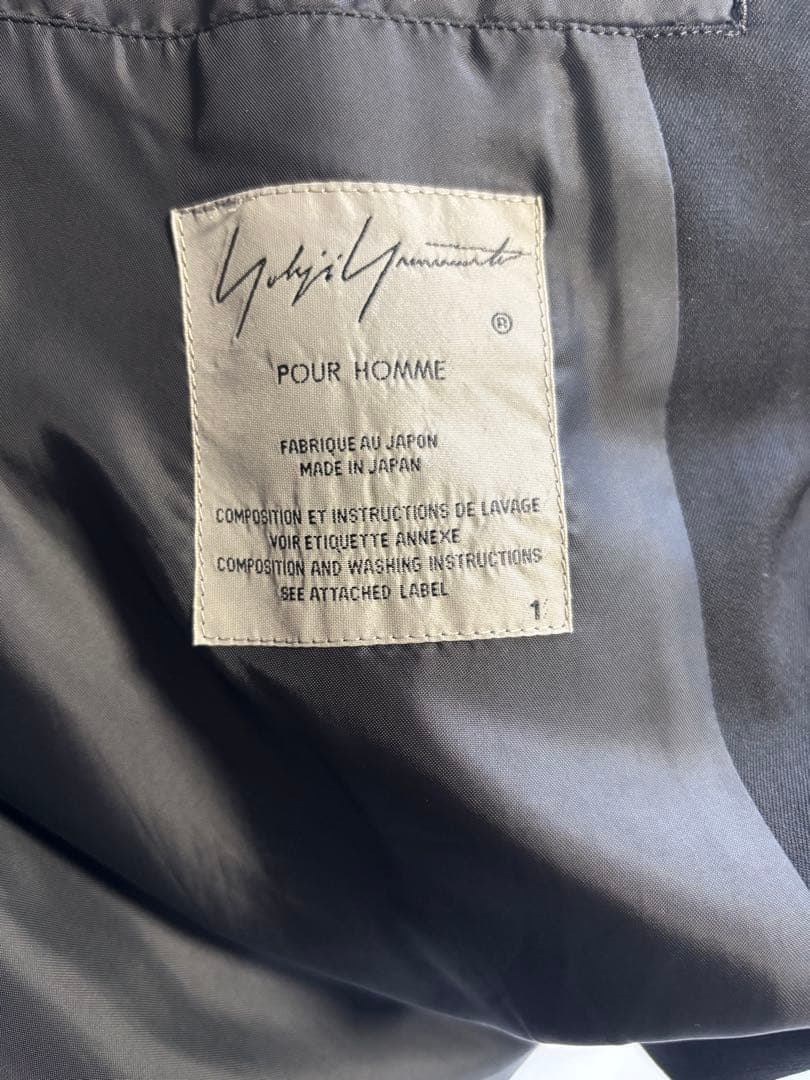 yohji yamamo pour homme ヨウジヤマモト　コート　ロング