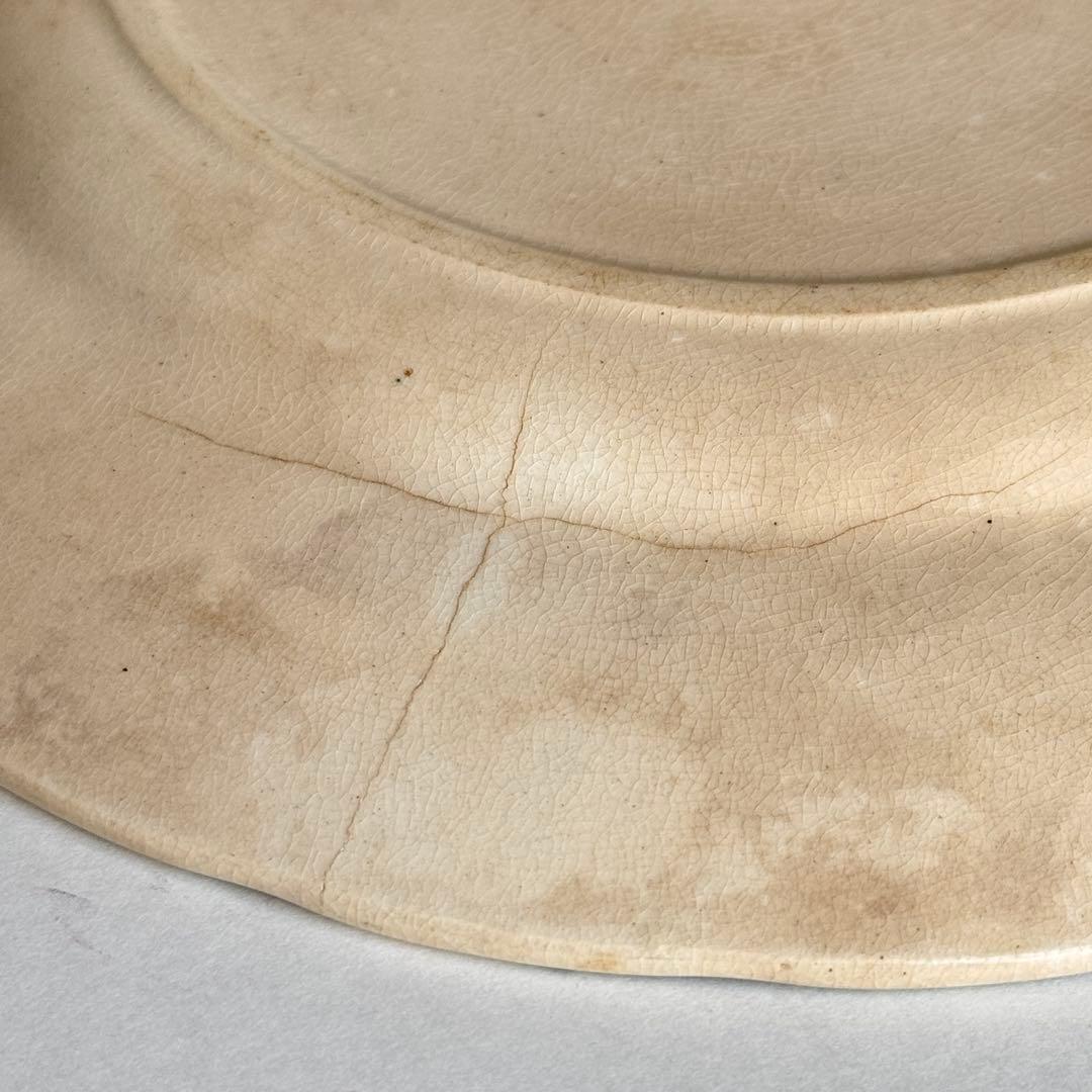 希少　フランスアンティーク　Choisy ショワジー　多色　デザート皿