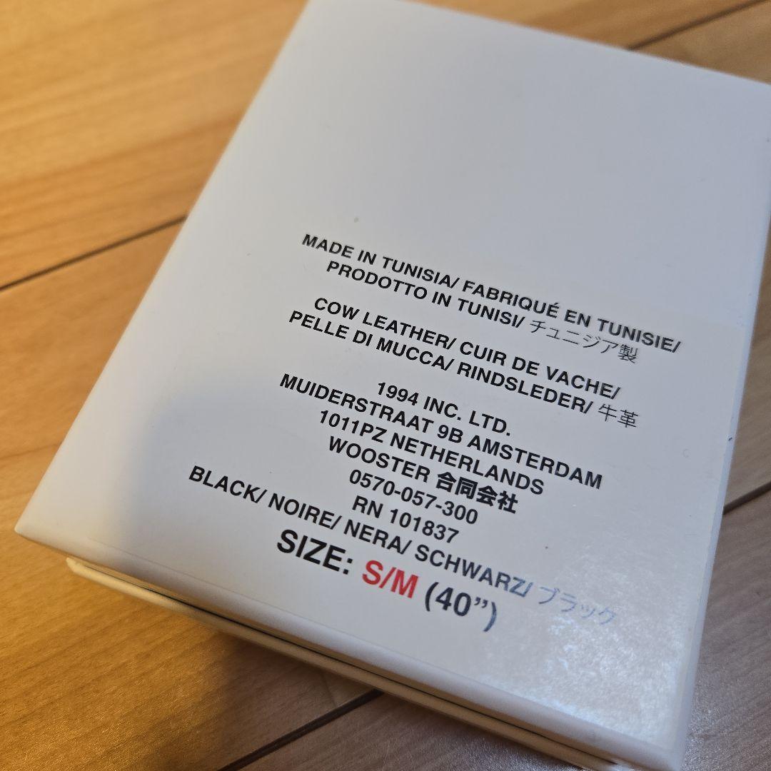 小物 Supreme Repeat Leather Belt BLACK S/M