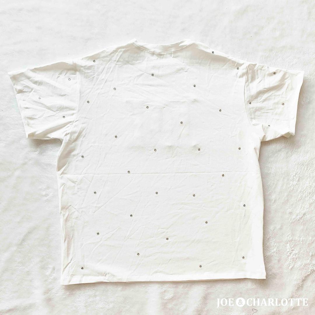 ダーリッチ darich キルティングアップリケビジューTシャツ ホワイト