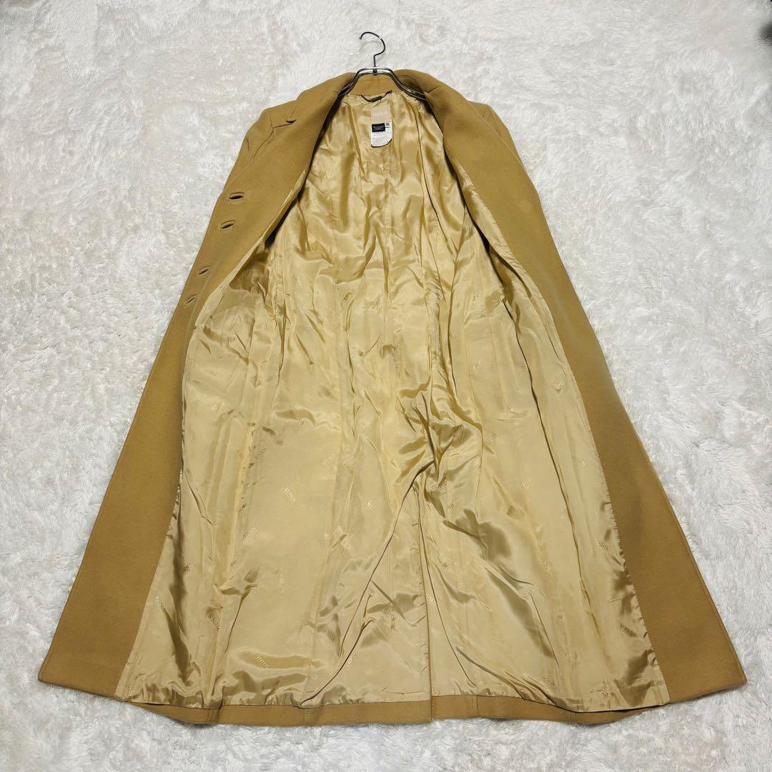 希少 ヴェルサス ヴェルサーチ フルレングス トレンチコート ウール イタリア製