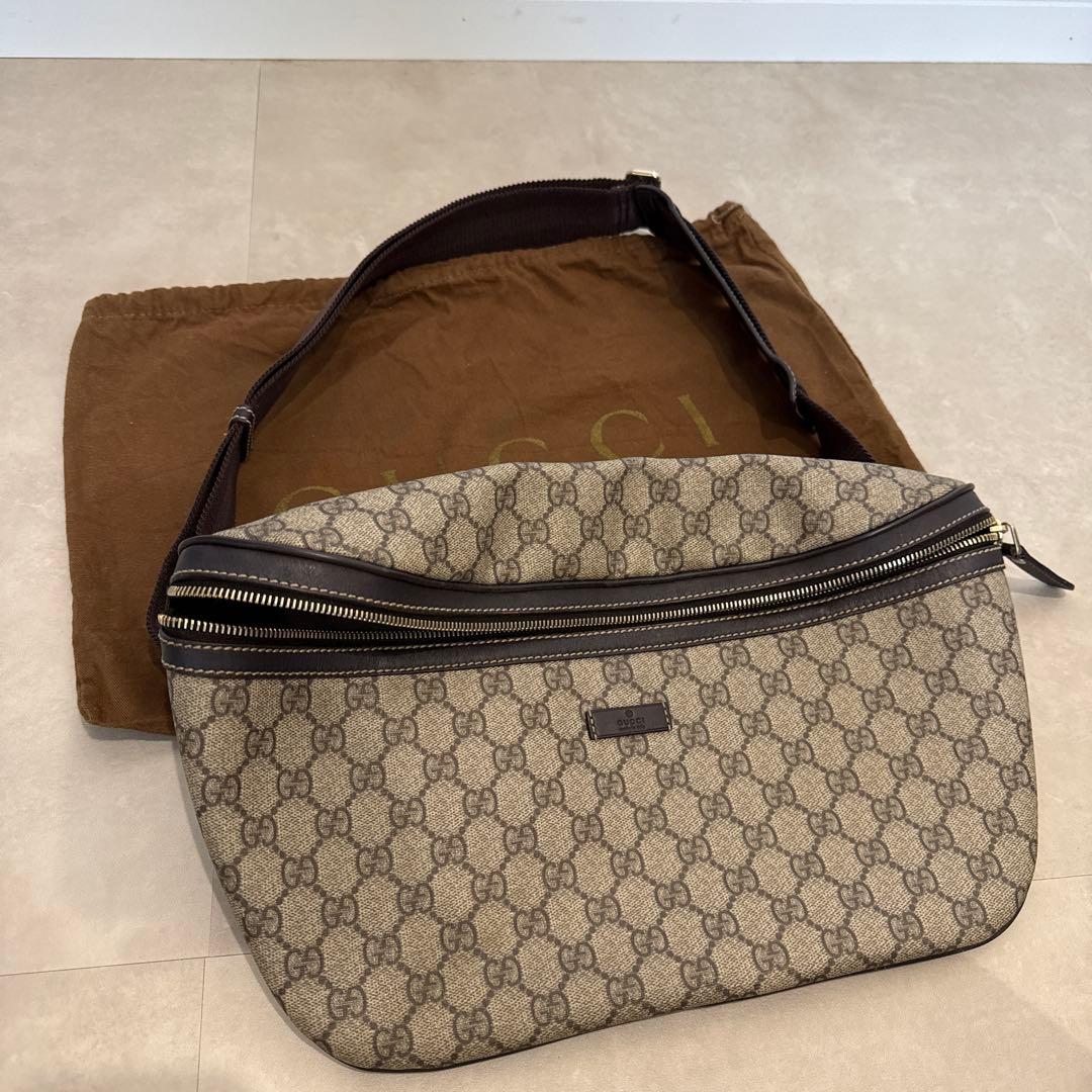 GUCCI ボディバッグ GGスプリームウエストバッグ