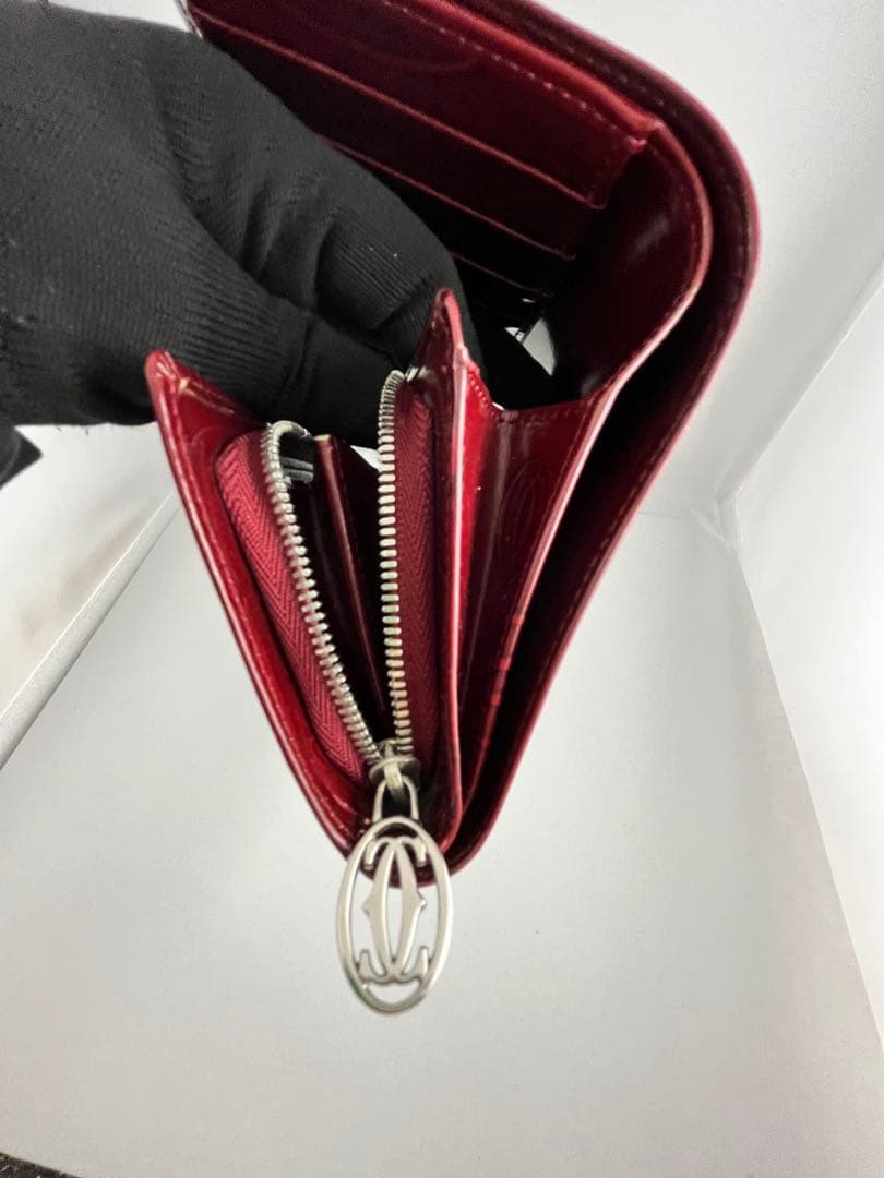 【希少】✨Cartier カルティエ パッピーバースデー コンパクトウォレット