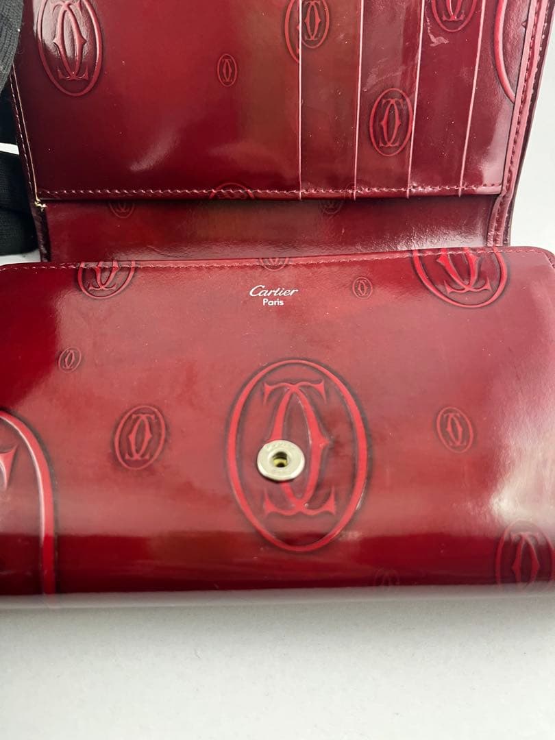 【希少】✨Cartier カルティエ パッピーバースデー コンパクトウォレット