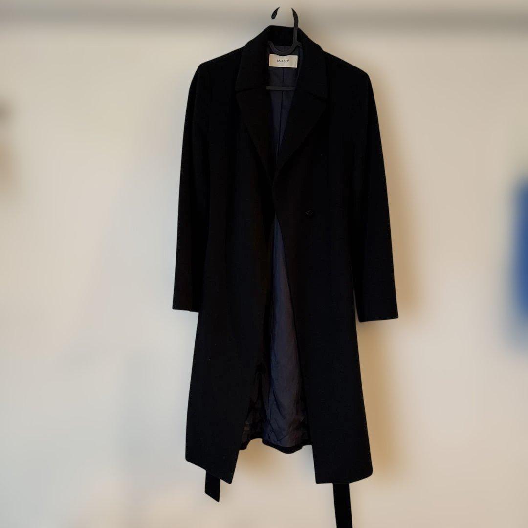 BALLSEY ブラック カシミヤコート