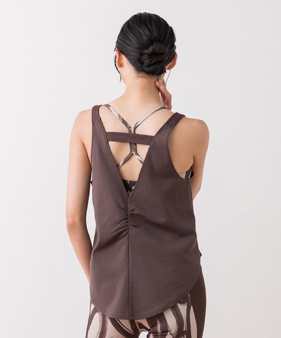 【新品タグ付き】SUKALA ハートプリントセパレートタンクトップ Lサイズ