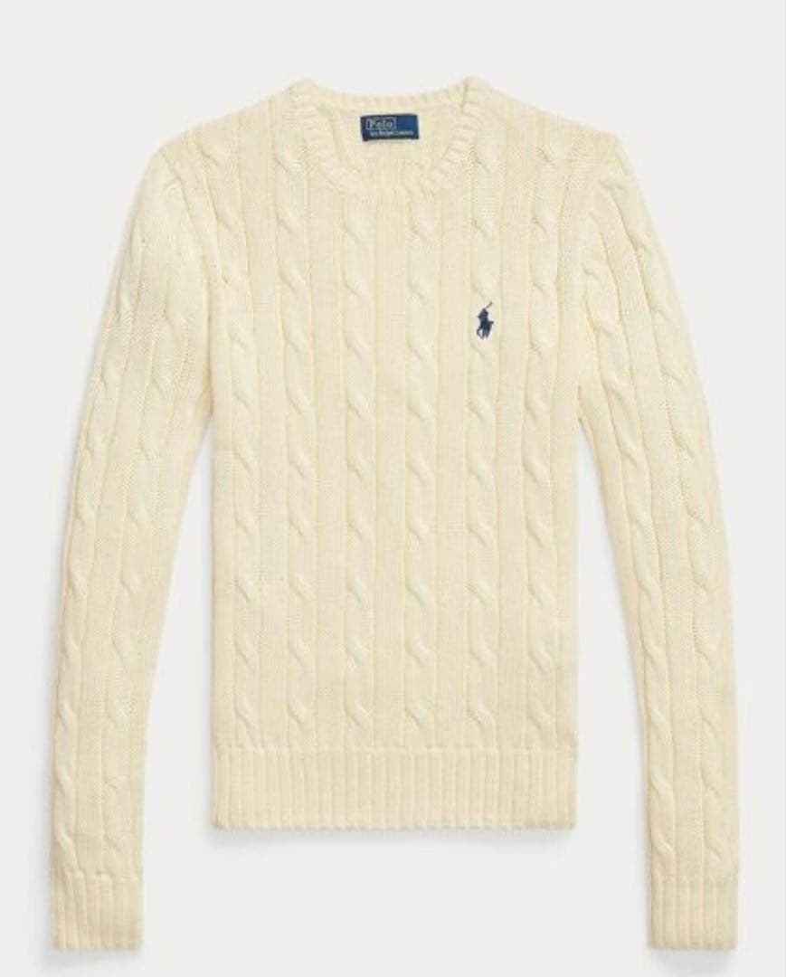 【美品】ラルフローレン ケーブルニット M