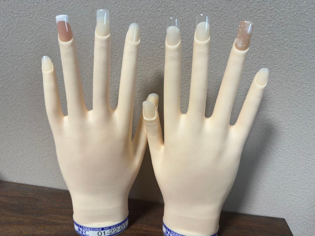 STモデルハンド　ネイリスト技能検定試験JNEC認定モデルハンド