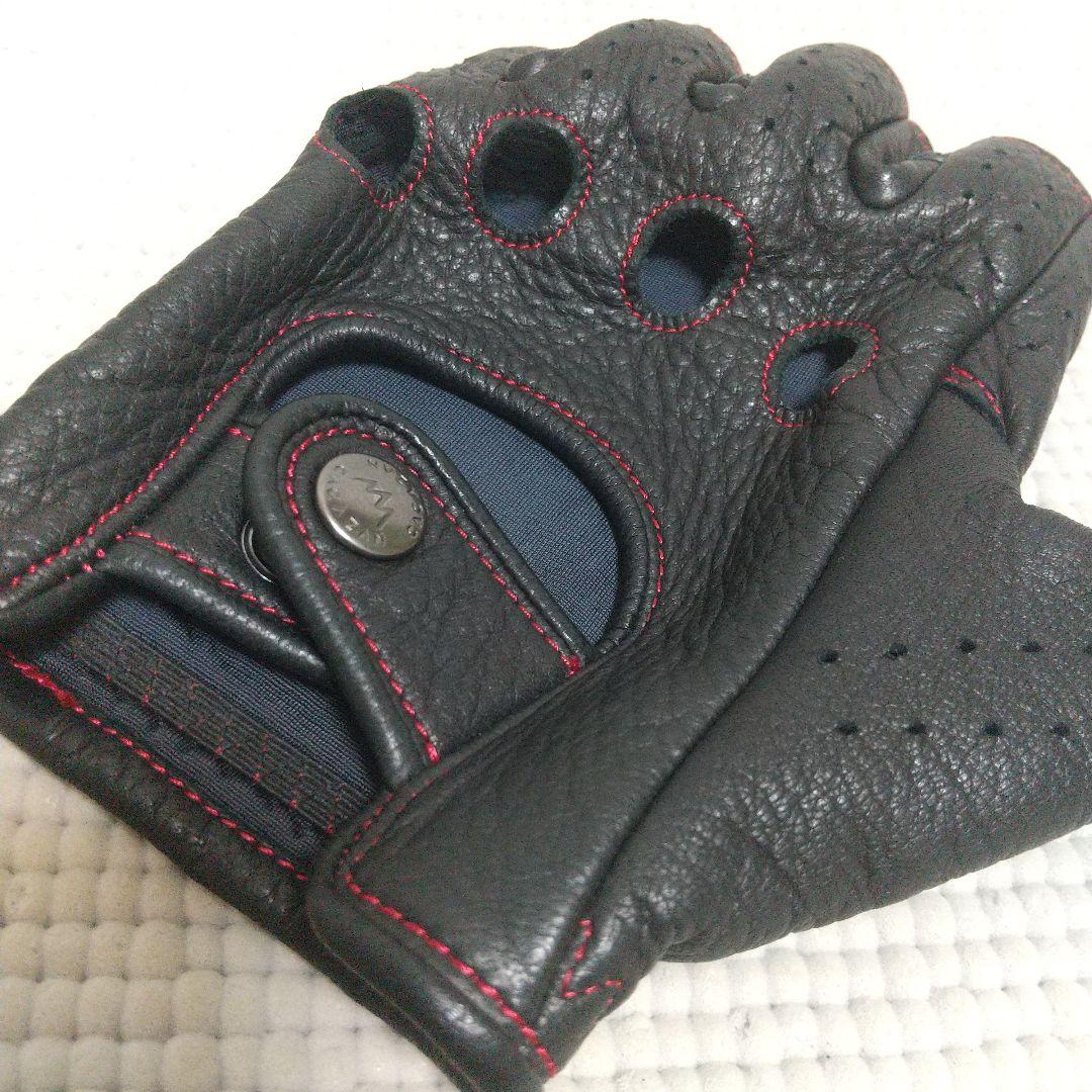 職人技！CACAZAN 高級ドライビンググローブ Lサイズ DDR-040 鹿革