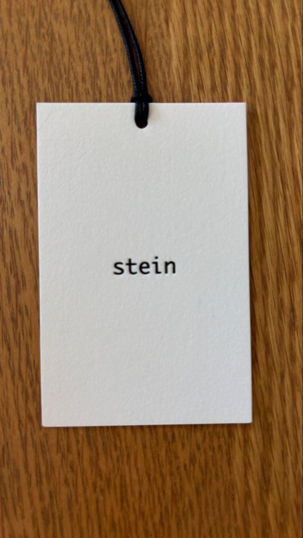 stein MAXI-LENGTH STAND COLLAR COAT ブラック