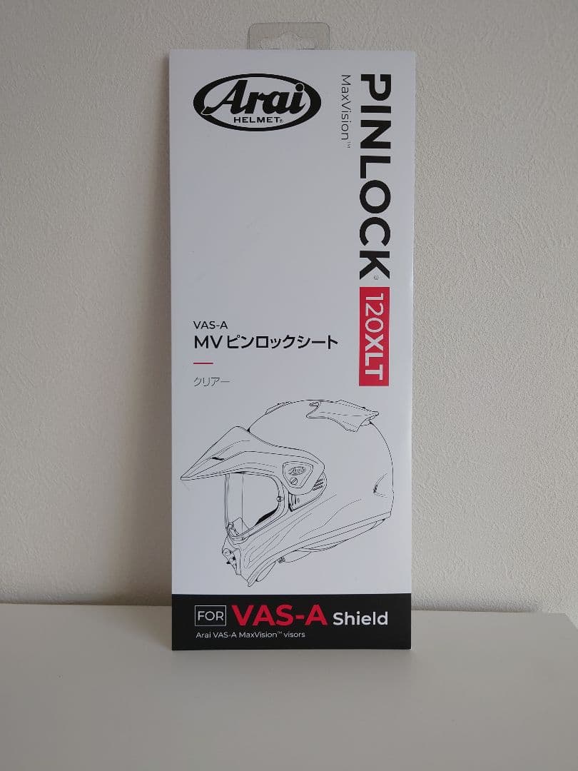 【新品】Arai ツアークロスV ピンロックシート付き　ホワイトLサイズ