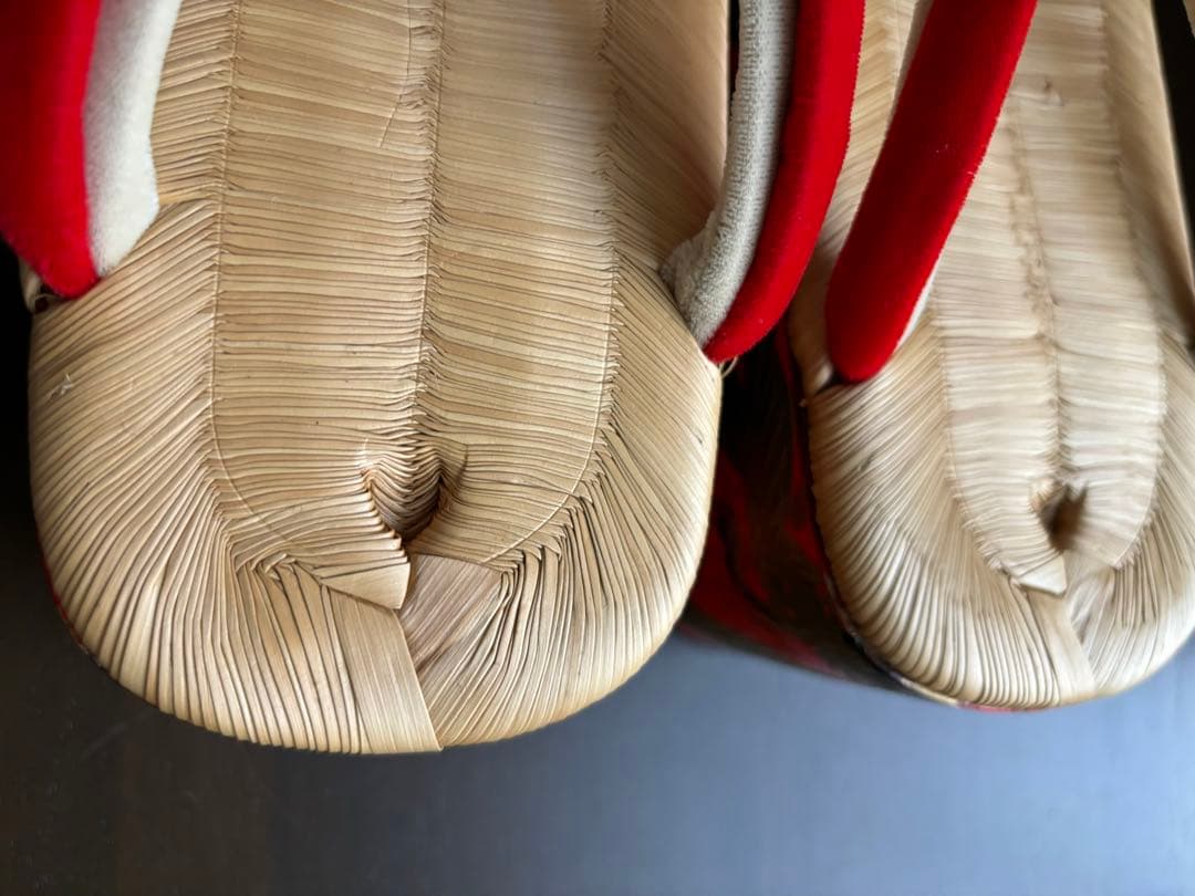 七五三おき宗こっぽりぽっくり昭和レトロ鈴畳下駄着物草履和装アンティーク鶴