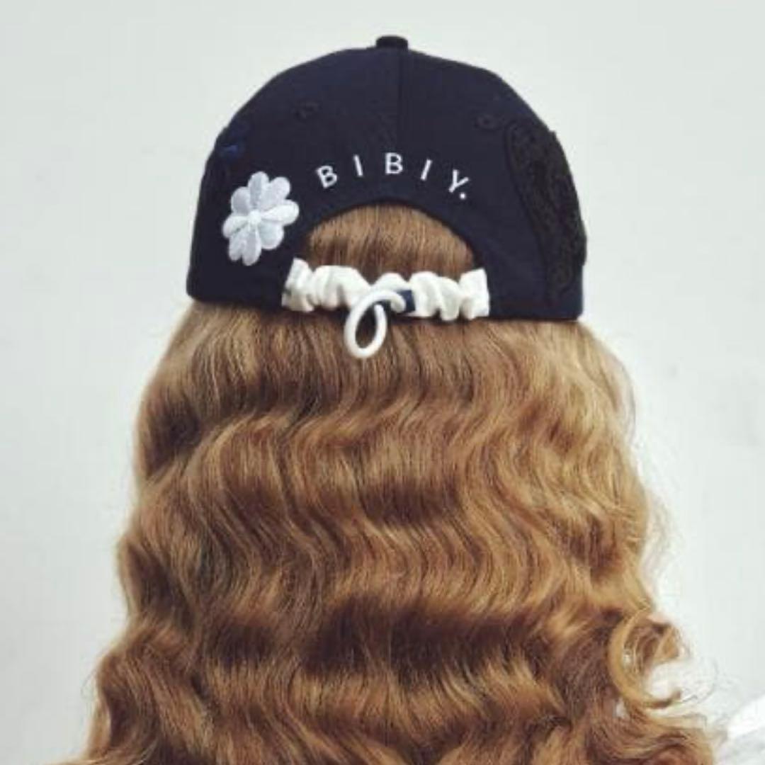 Bibiyキャップ ネイビー 試着のみ