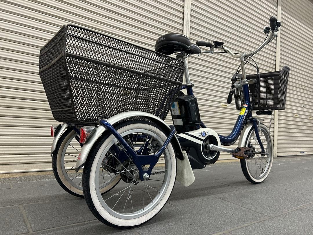 tabasa666！電動アシスト三輪自転車YAMAHA PAS程度良です。
