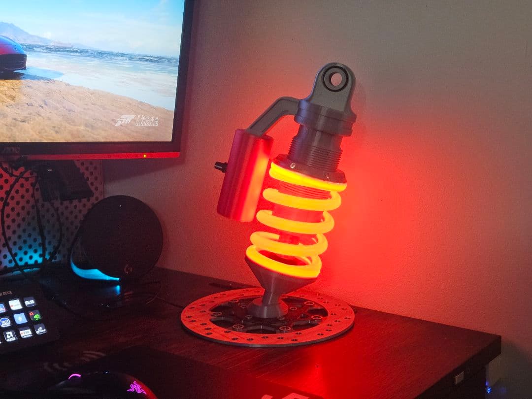 ショックアブソーバー型LEDランプ