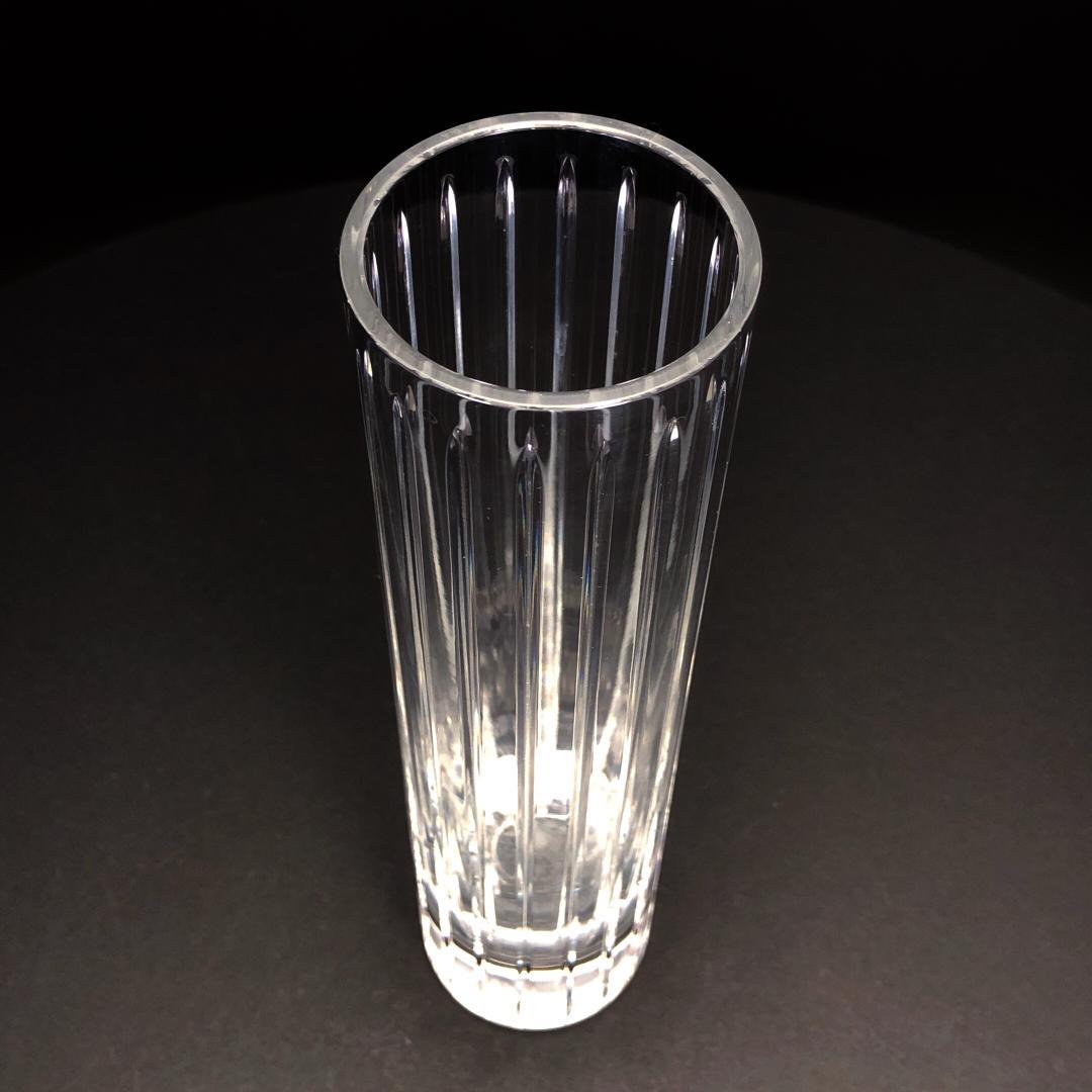 【美品・箱付き】バカラ／バカラ ハーモニー フラワーベース 花瓶／BC425