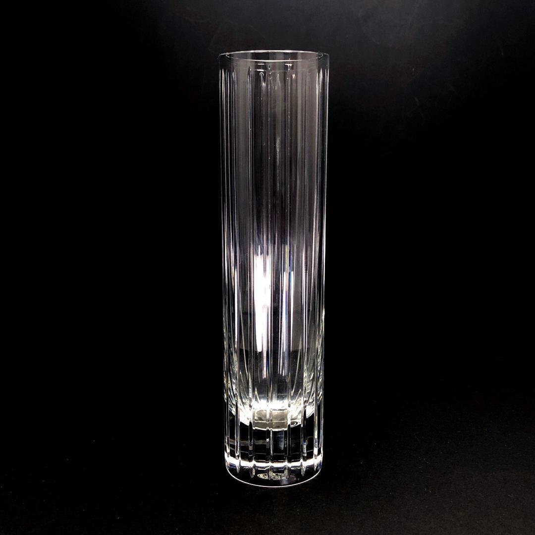 【美品・箱付き】バカラ／バカラ ハーモニー フラワーベース 花瓶／BC425