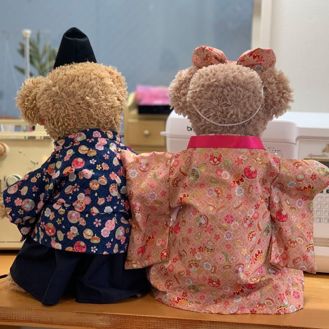 ダッフィー シェリーメイ お雛様　お内裏様　ひな祭りコスチューム　衣装