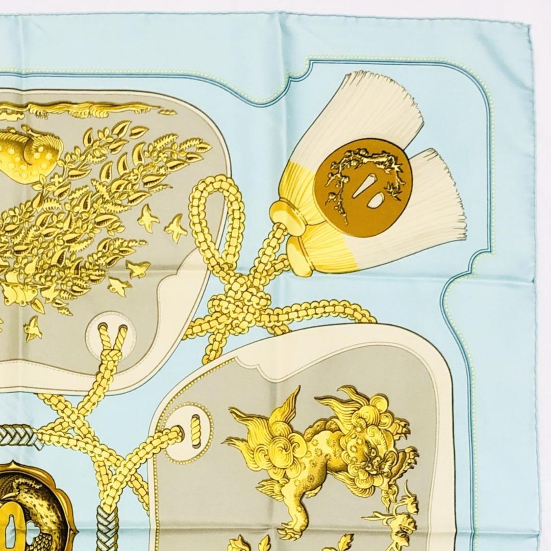 HERMES エルメス カレ90 鍔（つば） TSUBAS スカーフ タグあり