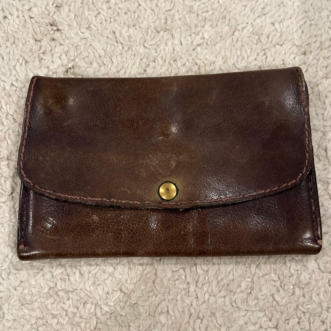 HENRY CUIR ダークブラウンレザー長財布