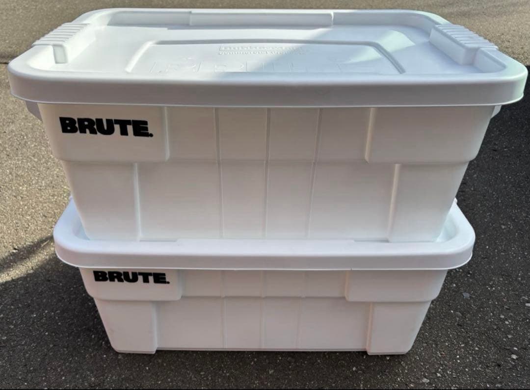 BRUTE ブルート トートボックス 53L ホワイト 2個セット