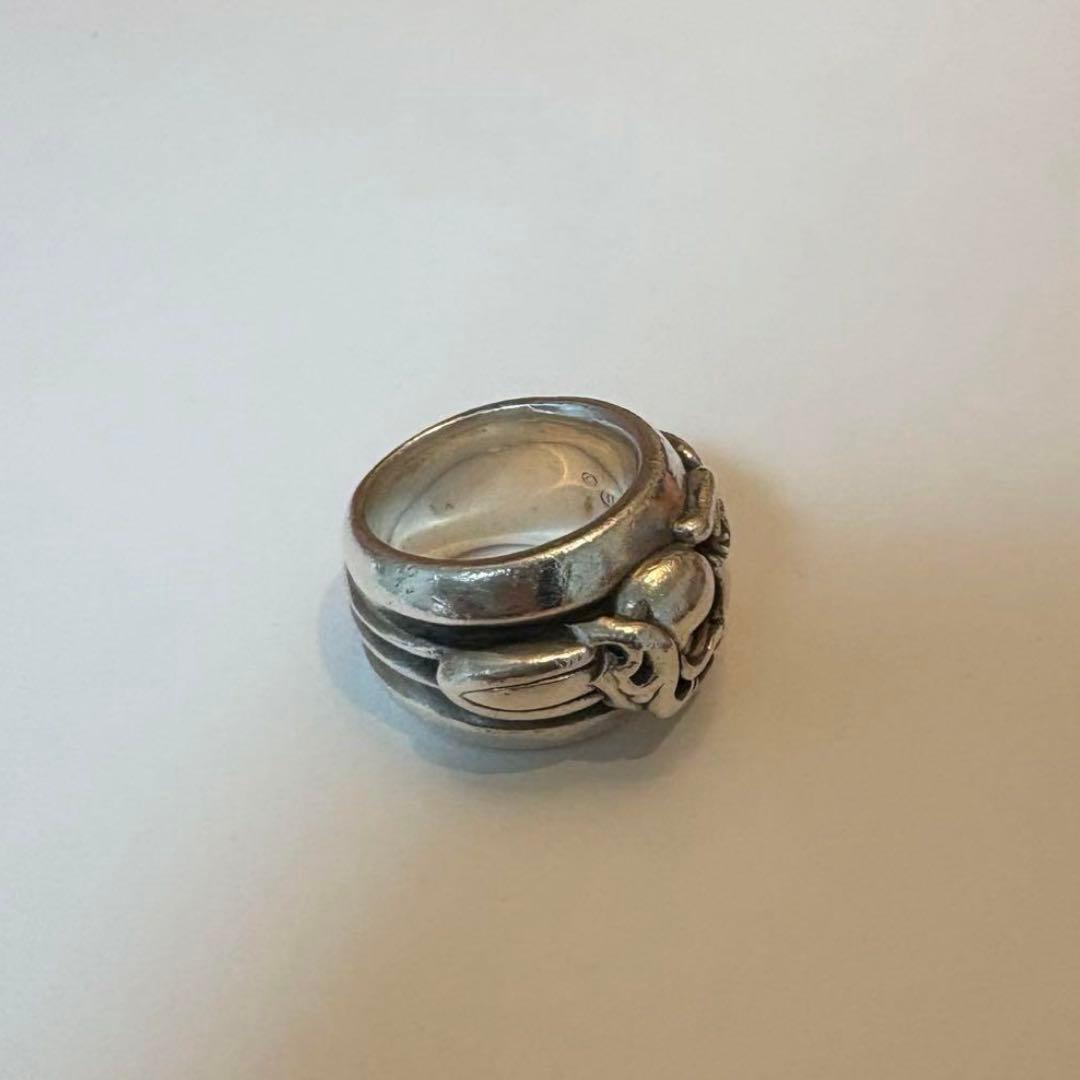 NNクロムハーツ ダガーハートリング 15号