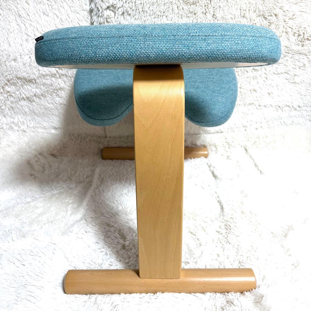 【美品】バランスチェア イージー balans Easy ネイビー　リボ