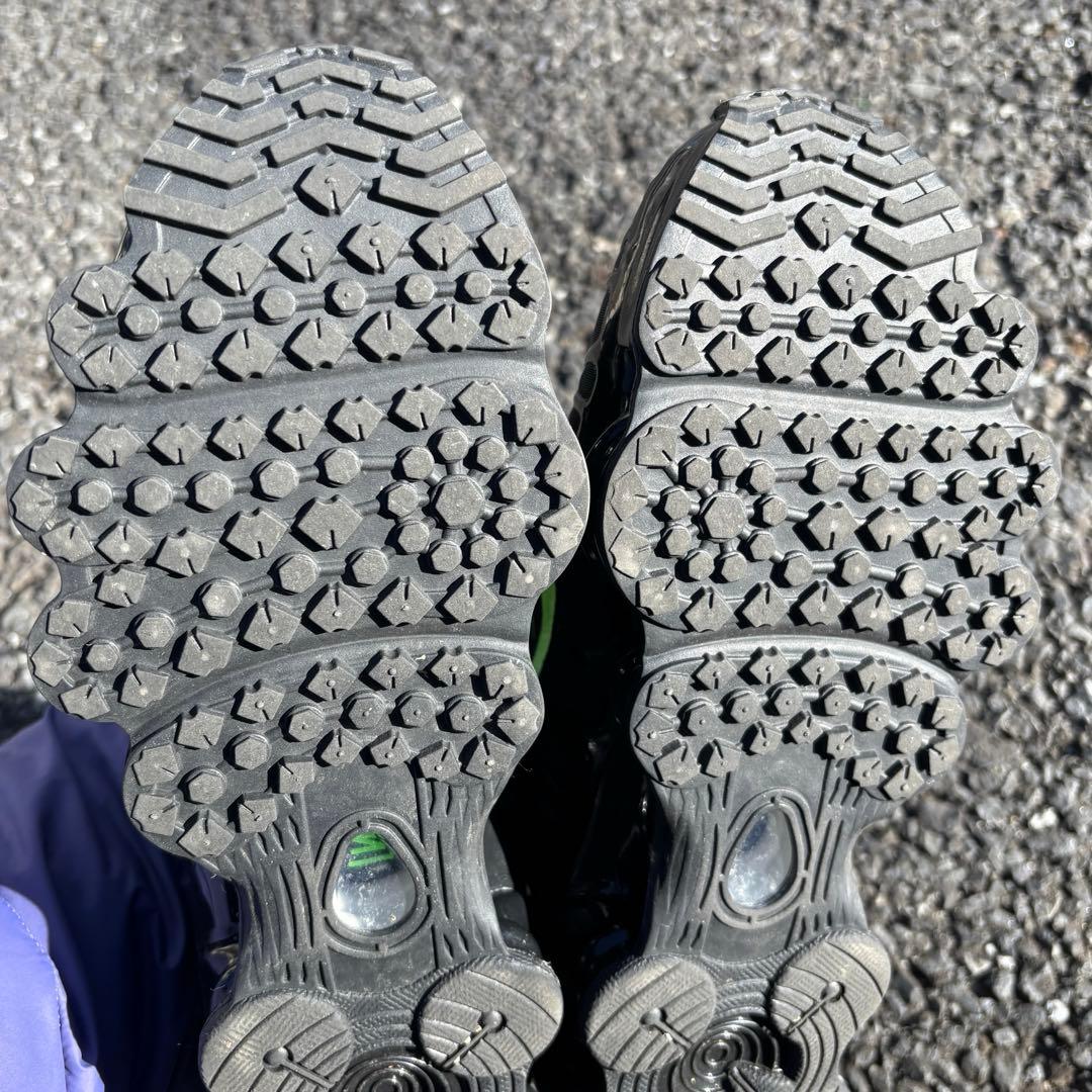 ナイキ ショックス TL ブラック　グリーン　美品 NIKE Shox TL