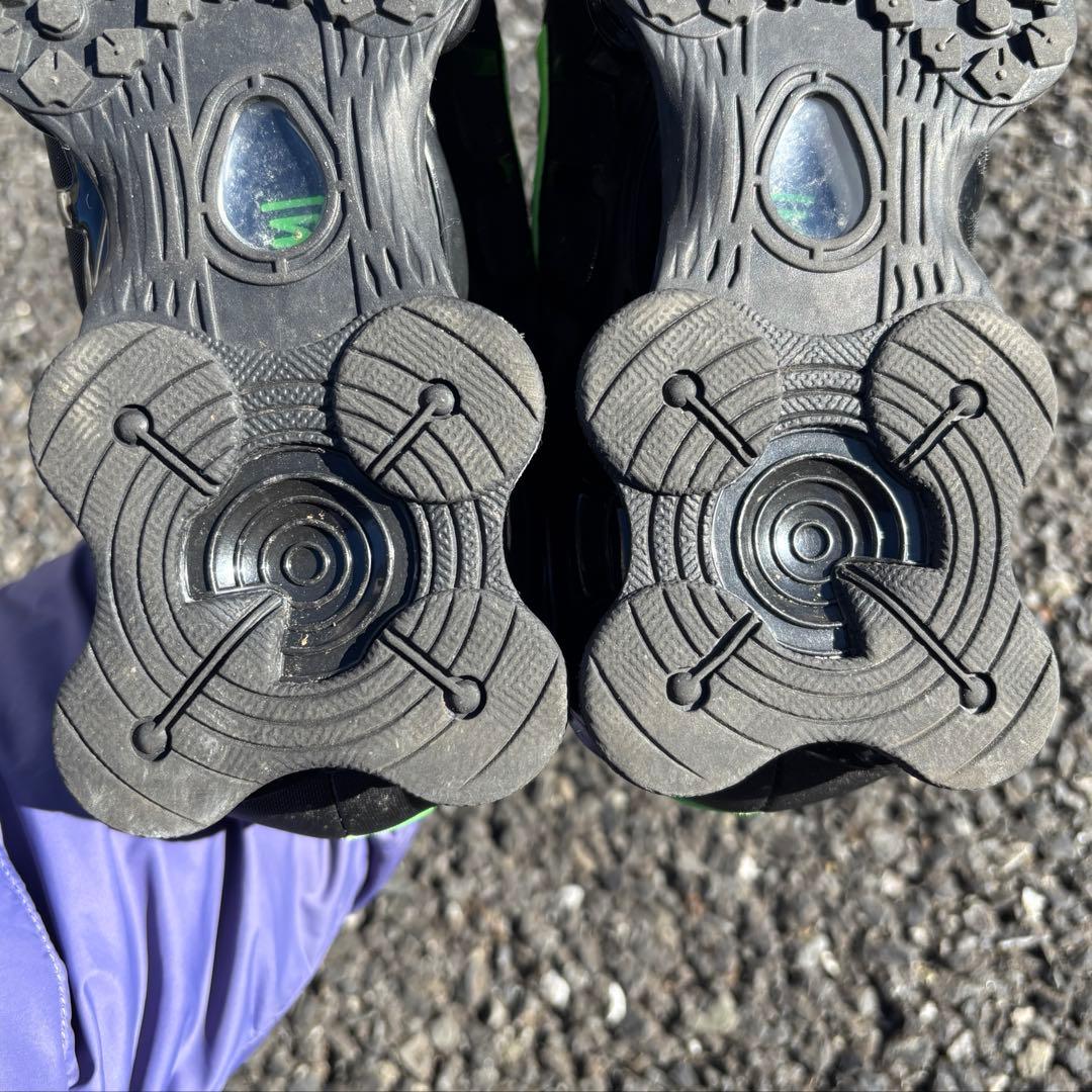 ナイキ ショックス TL ブラック　グリーン　美品 NIKE Shox TL