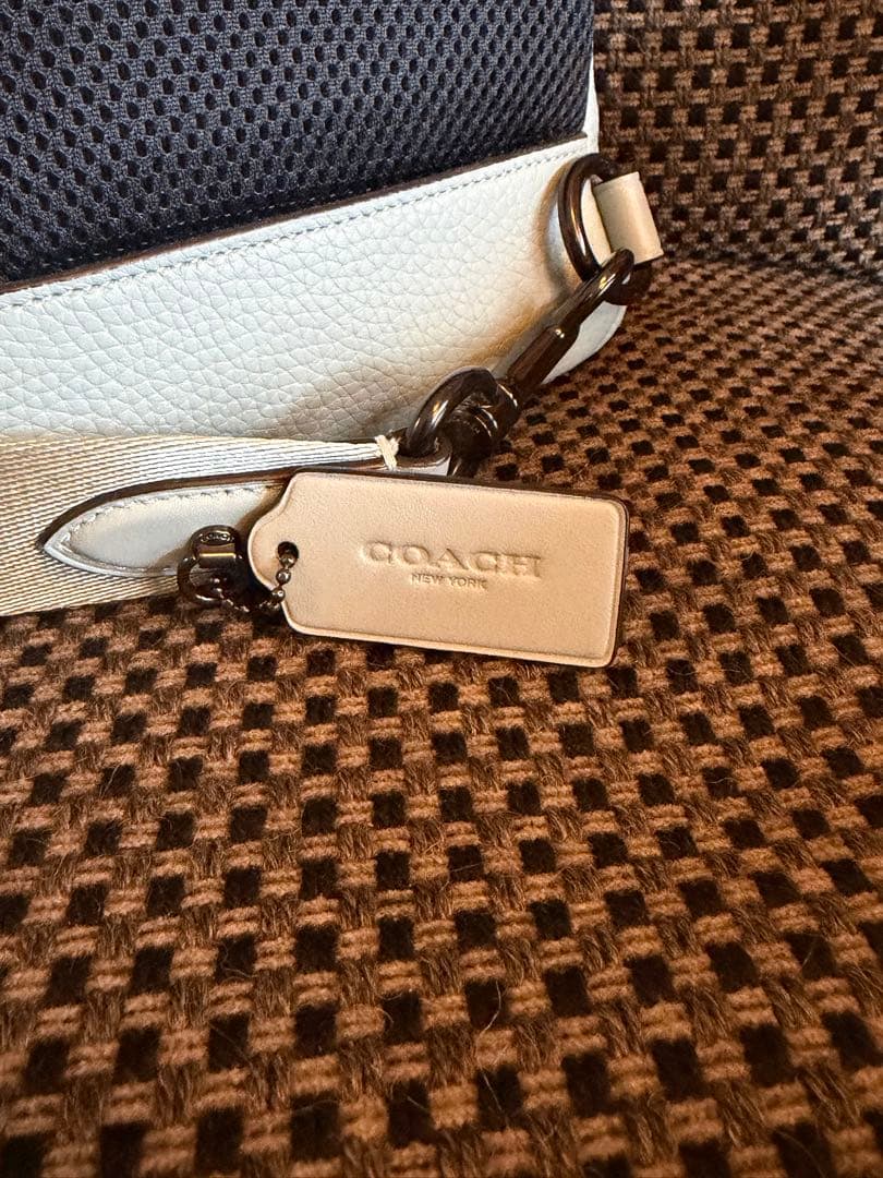 【超備品】COACH ゴッサム ショルダーバッグ アクアブルー