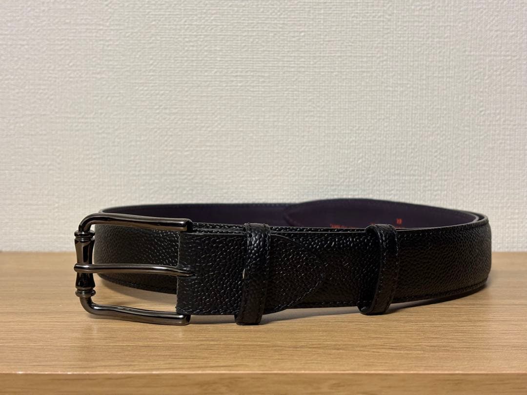 ELLIOT RHODES エリオットローズ 型押しレザーベルト 美品